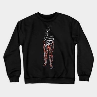 Whoops! Torso is a Snake Crewneck Sweatshirt